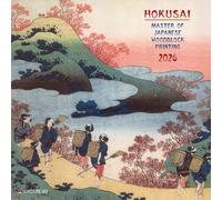 CALENDRIER 2026 ART JAPONAIS HOKUSAI ESTAMPE - VIEUX FOU -DESSIN JAPON - ART (TS) + offert un agenda de poche
