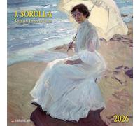 CALENDRIER 2026 ARTISTE JOAQUIN SOROLLA - PEINTRE IMPRESSIONNISTE - PEINTRE ESPAGNOL - JARDIN (TS)(TS) + offert un agenda de poche