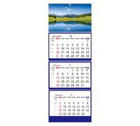 Calendrier 2026 avec vue sur 3 mois - Papier standard 33,5 x 22 x 2 cm - Planificateur de rendez-vous | Planificateur mural avec mise en page trimestrielle, réservation quotidienne, suivi de la date