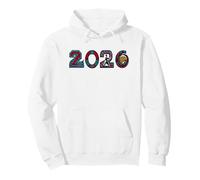 Calendrier 2026 aztèque aux Couleurs Vives avec Symbole Tribal Sweat à Capuche