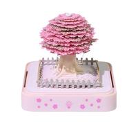 Calendrier 2026 Bloc-Notes 3D | Bloc-Notes Mémoire Art de la Découpe Papier 3D - Bloc-notes Avec Gravure D'Horloge Et Étui Acrylique | Pour Thanksgiving Noël Crémaillère Décoration De Bureau