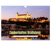 Calendrier 2026 · Bratislava, capitale enchanteresse de la Slovaquie sur le | Danube · Bratislava, la perle du Danube · DIN A4 paysage · CALVENDO Calendrier mural