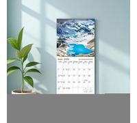 Calendrier 2026 | Calendrier Mensuel de Paysages Naturels,Planificateur Janv-Déc 2026 avec Paysages Naturels pour Planification Bureau et Maison