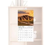 Calendrier 2026, Calendrier mensuel du paysage de la nature | Jan - Dec 2026 Planificateur pour l'école de gym et le lieu de travail