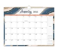 Calendrier 2026 - Calendrier mural 2026, calendrier 12 mois, janvier 2026 à décembre 2026, six motifs différents, reliure à double fil, crochet de suspension, 37,6 x 29 cm