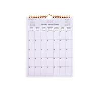 Calendrier 2026 Calendrier mural 2026 multilingue à spirale, 12 mois, moderne et décoratif, idéal for chambre, dortoir, appartement ou maison Calendrier mensuel 2026(Vertical version B)