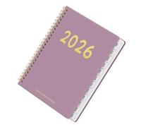 Calendrier 2026 - Carnet de notes à spirales de 12 mois, hebdomadaire, mensuel, , pour l'école, le travail, les étudiants, les femmes, les enseignants, la , la maison, l'université