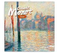 Calendrier 2026 Claude Monet Art - format 30x60cm ouvert (ps) + offert un agenda de poche