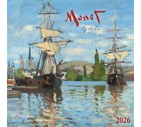 Calendrier 2026 Claude Monet Bord de mer (TS) + offert un agenda de poche