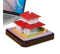 Calendrier 2026 de Bureau - Bloc-Notes 3D Séparateur Avec Feuillets Arrachables,Accessoire de Planification d'Agenda et Décoration de Bureau pour Rappels de Jours Fériés Marqués,