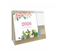 Calendrier 2026 Decorative Desk Calendar Triangular Support Stable Planner Standing Binding 2026 Calendrier mensuel 2026(Style 4)
