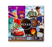 Calendrier 2026 Disney - Calendrier Pixar 2026 avec les Affiches des Films - Planificateur Mensuel 2026 avec espace pour prendre des notes (30x30 cm) (12 mois)