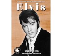 CALENDRIER 2026 ELVIS PRESLEY - ICONE ROCK - MAXI FORMAT - FORMAT A3 + offert un agenda de poche 2026