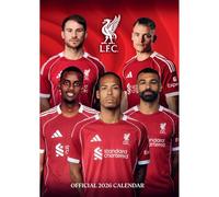 CALENDRIER 2026 FOOTBALL LIVERPOOL - MAXI FORMAT - FORMAT A3 + offert un agenda de poche 2026