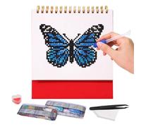 Calendrier 2026 - Gem Point Art Peinture 2026 Calendrier de Table - Ornement Artisanat Étagère Table Entrée Cadeau de Noël pour Filles Adolescents