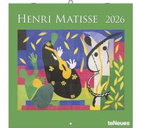 CALENDRIER 2026 HENRI MATISSE - ART- Art naïf, Surréalisme - Art moderne - Modernisme - Fauvisme - FORMAT 30x30cm (TN) + offert un agenda de poche