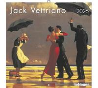 CALENDRIER 2026 JACK VETTRIANO - art - FORMAT 30x30cm (TN) + offert un agenda de poche