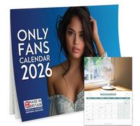 Calendrier 2026 Joke Only Fans - A3 mensuel, dispose de 12 images haute résolution des fans - Drôle, gag, excellent cadeau pour les anniversaires, cadeau de Noël secret (2026)