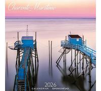 CALENDRIER 2026 LA CHARENTE MARITIME - PORT -COTE ATLANTIQUE - LA ROCHELLE L'ILE DE RE - L'ILE D'OLERON - COTE SAUVAGE - LA FLOTTE EN RE - (AJZ116) + offert un agenda de poche