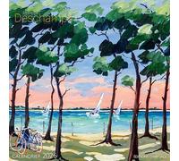 CALENDRIER 2026 LA CHARENTE MARITINE L'ILE DE RE Par l'artiste peintre Philippe Deschamps - COTE ATLANTIQUE - MARAIS SALANT - COTE SAUVAGE - (AJZ117) + offert un agenda de poche 2026
