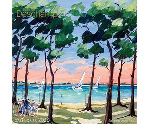 CALENDRIER 2026 LA CHARENTE MARITINE L'ILE DE RE Par l'artiste peintre Philippe Deschamps - COTE ATLANTIQUE - MARAIS SALANT - COTE SAUVAGE - (AJZ117) + offert un agenda de poche 2026
