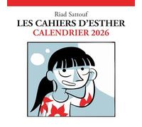 Calendrier 2026 Les Cahiers d'Esther