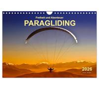 Calendrier 2026 · Liberté et aventure - parapente