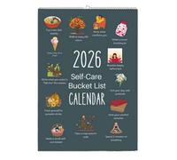 Calendrier 2026 « Liste de choses à faire » - Agenda mural inspirant pour atteindre vos objectifs et prendre soin de votre bien-être mental. Format vertical sur 12 mois, idéal pour un mode (1 PC)