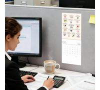 Calendrier 2026 - Liste De Choses À Faire Sur 12 Mois,Calendrier Murial Drôle pour Fixation d'Objectifs | Pour Une Vie Consciente À La Maison, À L'école, En Famille, Pour Adultes Et Amis