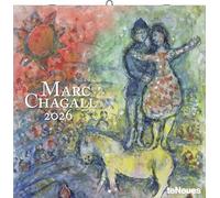 CALENDRIER 2026 MARC CHAGALL - FORMAT 30x30cm (TN) + offert un agenda de poche