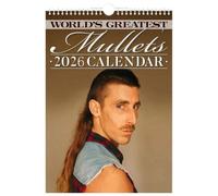 Calendrier 2026 Mullets, les plus grands mulets du monde, calendrier de coiffeur, affiche de planificateur mensuel pour décoration murale