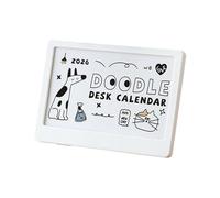 Calendrier 2026 multifonction et support avec images colorées pour l'organisation de bureau avec support