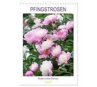 Calendrier 2026 · Pivoines Roses sans épines