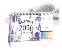 Calendrier 2026, planificateur de bureau 2026, esthétique, grands blocs lignés pour liste de choses à faire, fournitures de bureau pour l'école, l'appartement, le bureau, l'organisation de la maison
