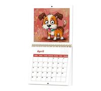 Calendrier 2026 | Planificateur Hebdomadaire et Quotidien pour Chiens,Calendrier 2026 12 Mois Décoration De Bureau | Pour Agenda Scolaire Décoration Maison Bureau Salle De Classe Étudiant Enseignant N