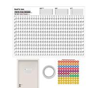 Calendrier 2026 | Planificateur hebdomadaire mensuel avec autocollants Daily Schedule Poster For Appointment Agenda Academic Planning Home School Office Christmas New Year