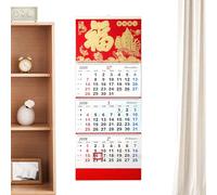Calendrier 2026 | Planificateur mensuel suspendu à 4 plis - Calendrier mural 2026 pour bureau, école, salle de classe, restaurant, maison, , chambre, planification du Nouvel An