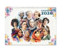 Calendrier 2026 pour femmes bien comportées, 27,9 x 21,6 cm, calendrier mural féministe célébrant les droits et l'autonomisation des femmes, 2026 mur d'autonomisation féministe C-alendar (Aa)