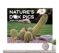 Calendrier 2026 - Prank Cactus Calendrier | Planificateur humoristique pour affichage visuel, gestion du temps, référence de l'organisation scolaire