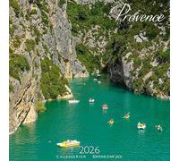 CALENDRIER 2026 PROVENCE GORGE DU VERDON LAVANDE (AJZ110) + offert un agenda de poche