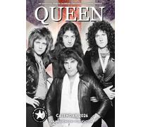 CALENDRIER 2026 QUEEN - FREEY MERCURY - MAXI FORMAT - FORMAT A3 + offert un agenda de poche 2026