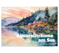 Calendrier 2026 · Rêves d'aquarelle au bord du lac