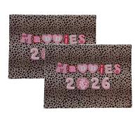 Calendrier 2026 sur toile, calendrier mural inspirant de 12 mois avec illustrations artistiques saisonnières uniques, citations de motivation et boîtes de dates spacieuses pour les rendez (2pcs)