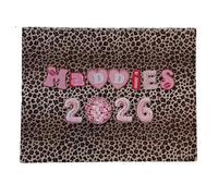 Calendrier 2026 sur toile, calendrier mural inspirant de 12 mois avec illustrations artistiques saisonnières uniques, planificateur mensuel avec boîte de date spacieuse et citations (1PCS)