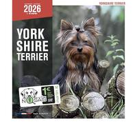 CALENDRIER 2026 YORKSHIRE TERRIER - YORK - chien de race (MS) + offert un agenda de poche