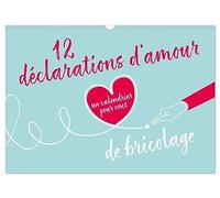 Calendrier 2027 · 12 déclarations d'amour - calendrier de bricolage