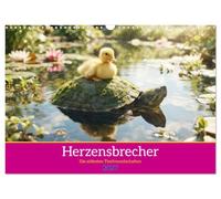 Calendrier 2027 · À faire fondre les cœurs - Les amitiés les plus mignonnes | entre animaux · Douze clichés époustouflants et photoréalistes de duos d'animaux · DIN A3 paysage · CALVENDO Calendrier mural