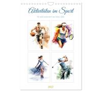 Calendrier 2027 · Activités sportives | Les activités sportives sont des activités physiques axées sur le plaisir, la… · DIN A4 portrait · CALVENDO Calendrier mural