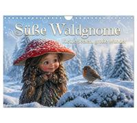 Calendrier 2027 · Adorables gnomes des bois - Petites âmes, grands miracles | Accompagnez ces petits êtres dans leurs aventures touchantes au cours d'une… · DIN A4 paysage · CALVENDO Calendrier mural