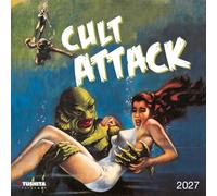 CALENDRIER 2027 AFFICHE VINTAGE FILM HORREUR - DRACULA - CYCLOPE - ENVAHISSEURS - HORREUR CULTE - (TS) + offert un agenda de poche
